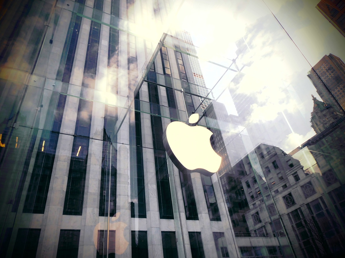 Brand identity on glass facade